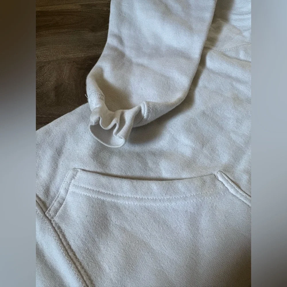 Fox White Full-Zip Hoodie with Small Chest Logo - Picture 4 of 6